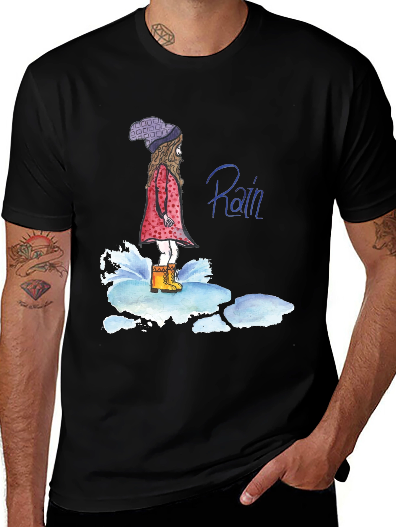 Rain Girl T-Shirt - Stylish & Unique Design