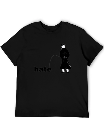 Offensive Graphic T-Shirt - Mens Black Tee