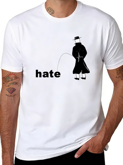 Offensive Graphic T-Shirt - Mens Black Tee