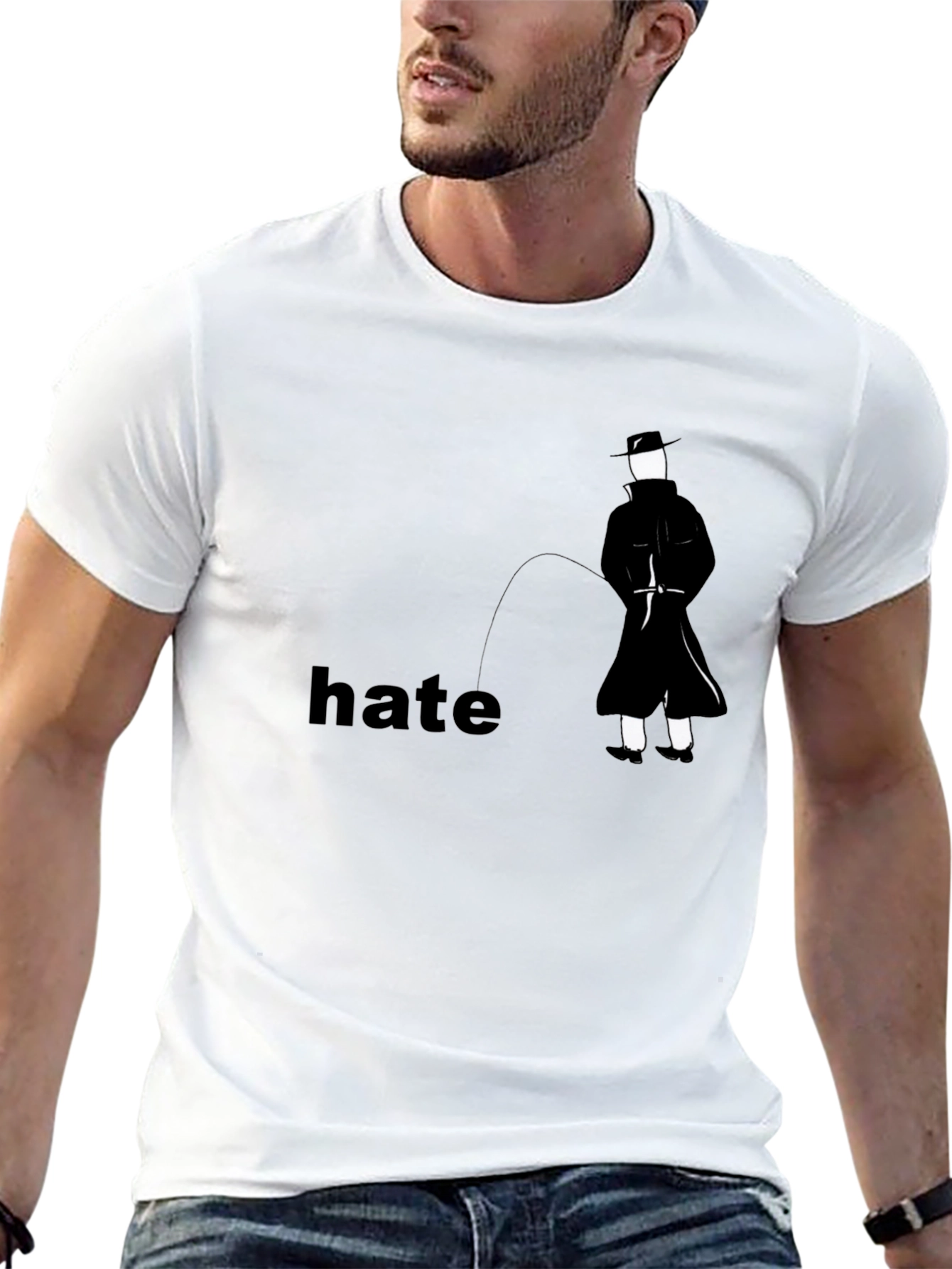 Offensive Graphic T-Shirt - Mens Black Tee