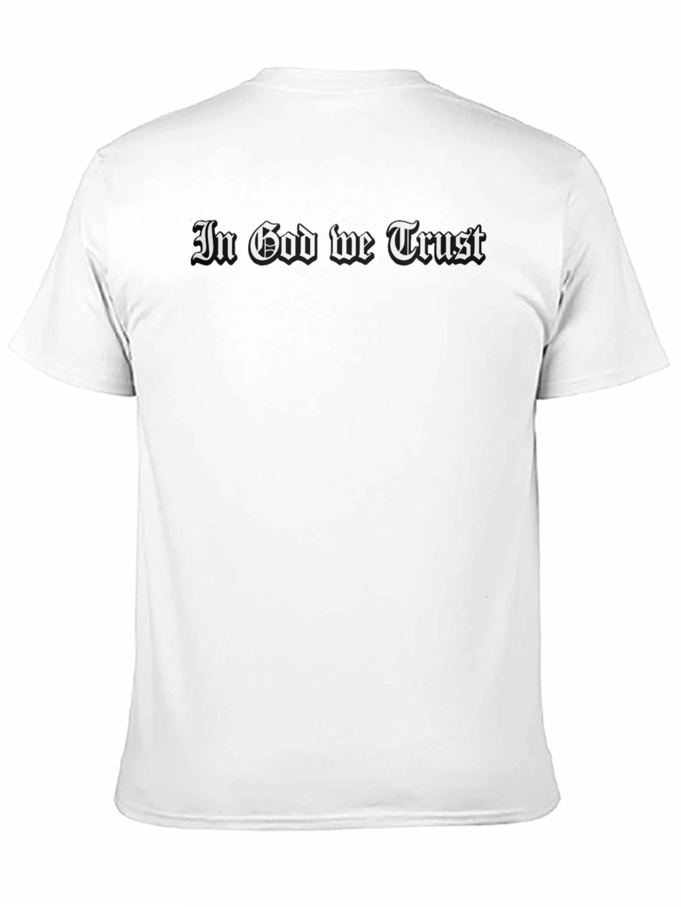 In God We Trust Black Graphic T-Shirt