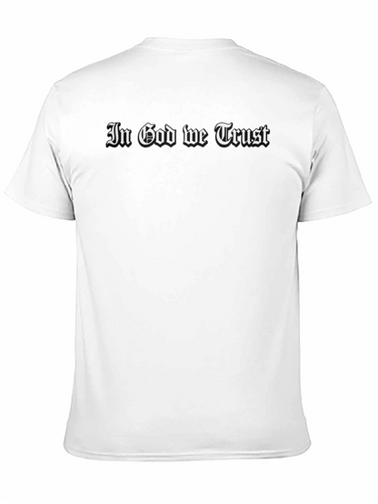 In God We Trust Black Graphic T-Shirt