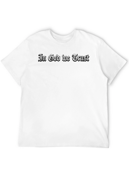 In God We Trust Black Graphic T-Shirt