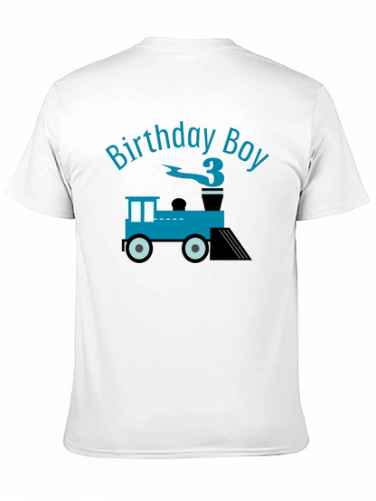 Birthday Boy Train T-Shirt - Third Birthday