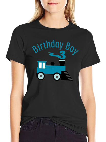 Birthday Boy Train T-Shirt - Third Birthday