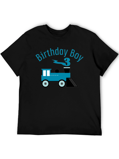 Birthday Boy Train T-Shirt - Third Birthday