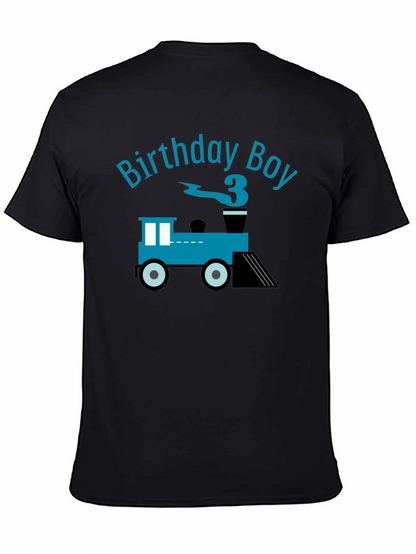 Birthday Boy Train T-Shirt - Third Birthday