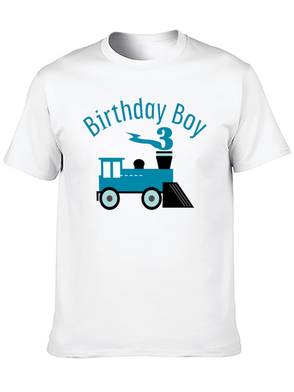 Birthday Boy Train T-Shirt - Third Birthday