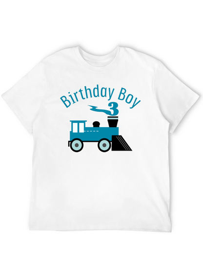 Birthday Boy Train T-Shirt - Third Birthday