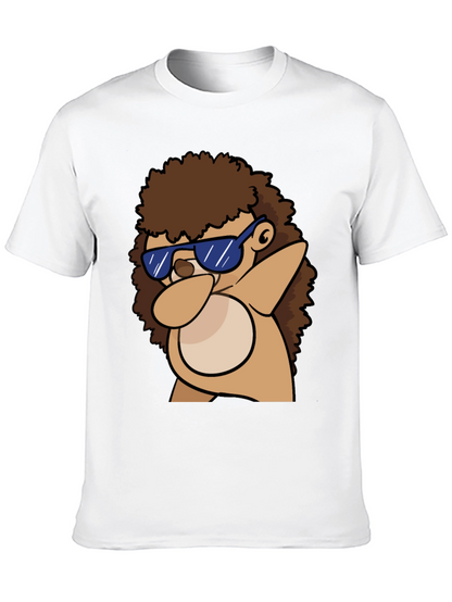 Dabbing Hedgehog Graphic Tee - Cool & Casual