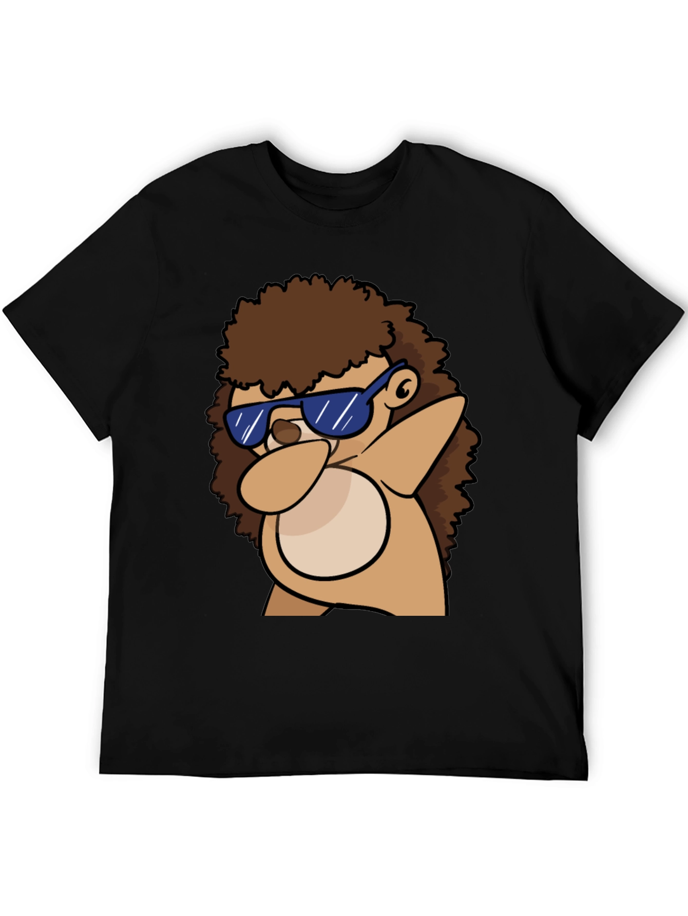 Dabbing Hedgehog Graphic Tee - Cool & Casual