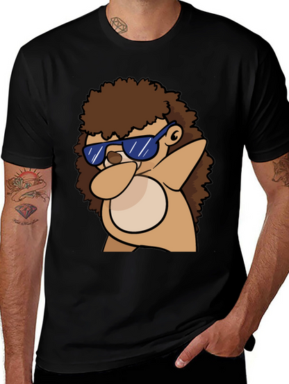 Dabbing Hedgehog Graphic Tee - Cool & Casual