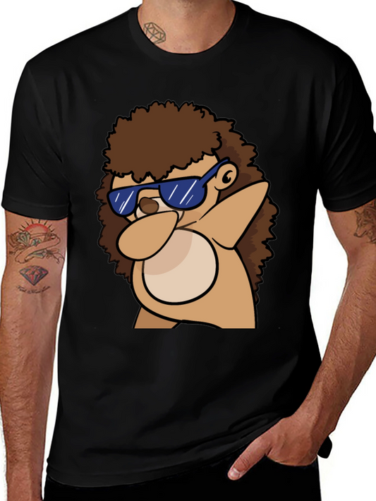 Dabbing Hedgehog Graphic Tee - Cool & Casual