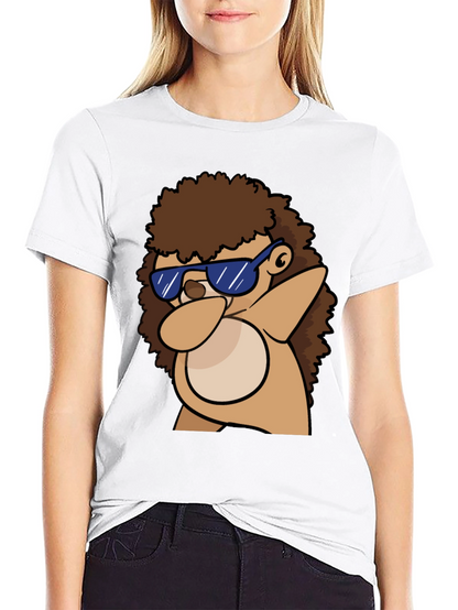 Dabbing Hedgehog Graphic Tee - Cool & Casual