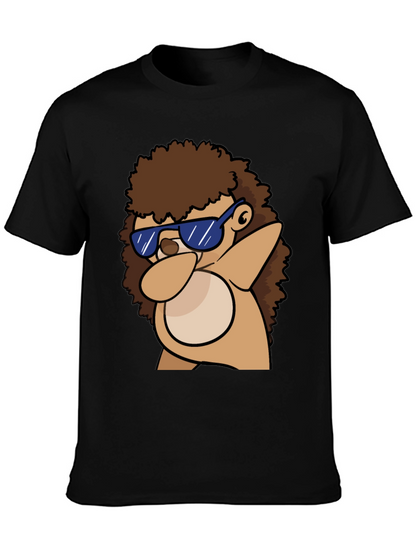 Dabbing Hedgehog Graphic Tee - Cool & Casual