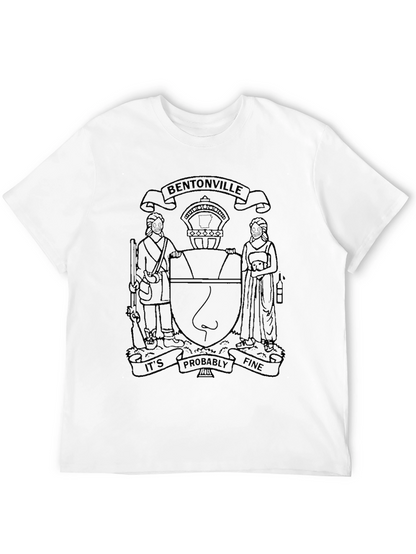 Bentonville Its Probably Fine Black T-Shirt