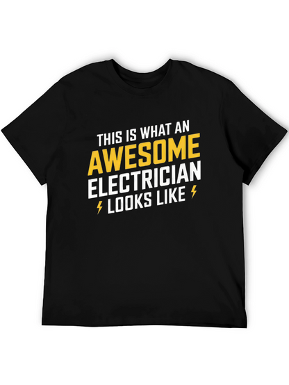 Awesome Electrician T-Shirt - Gift for Electricians