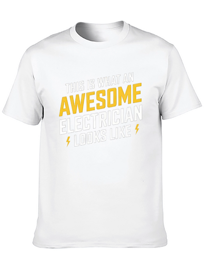 Awesome Electrician T-Shirt - Gift for Electricians