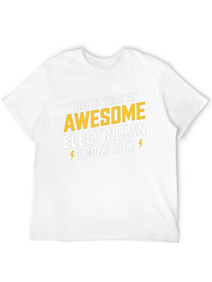 Awesome Electrician T-Shirt - Gift for Electricians