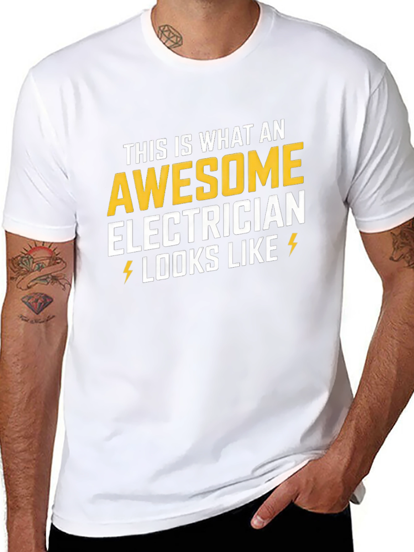 Awesome Electrician T-Shirt - Gift for Electricians