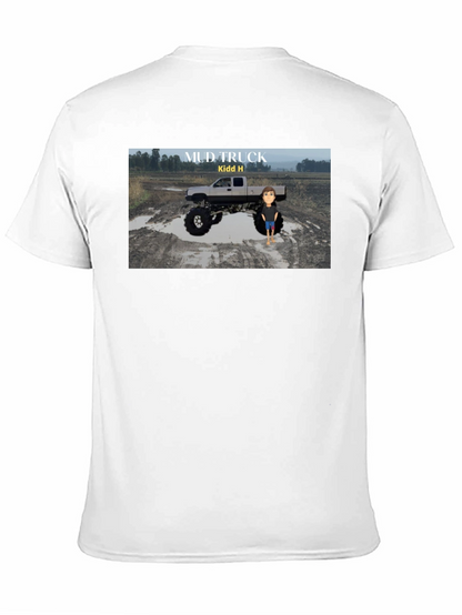Mud Truck Graphic T-Shirt - Cool Design
