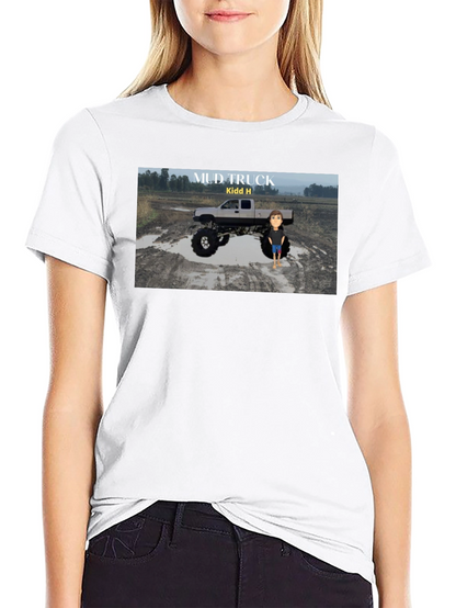 Mud Truck Graphic T-Shirt - Cool Design