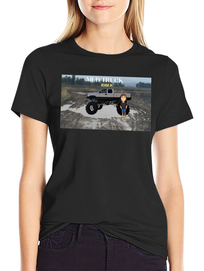 Mud Truck Graphic T-Shirt - Cool Design