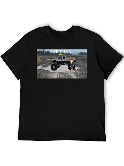 Mud Truck Graphic T-Shirt - Cool Design