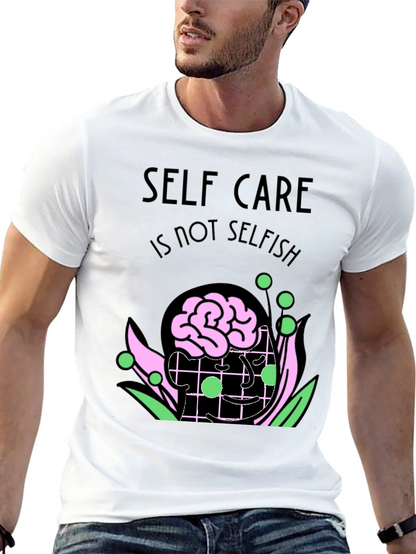 Self Care Graphic Tee - Mental Health Awareness