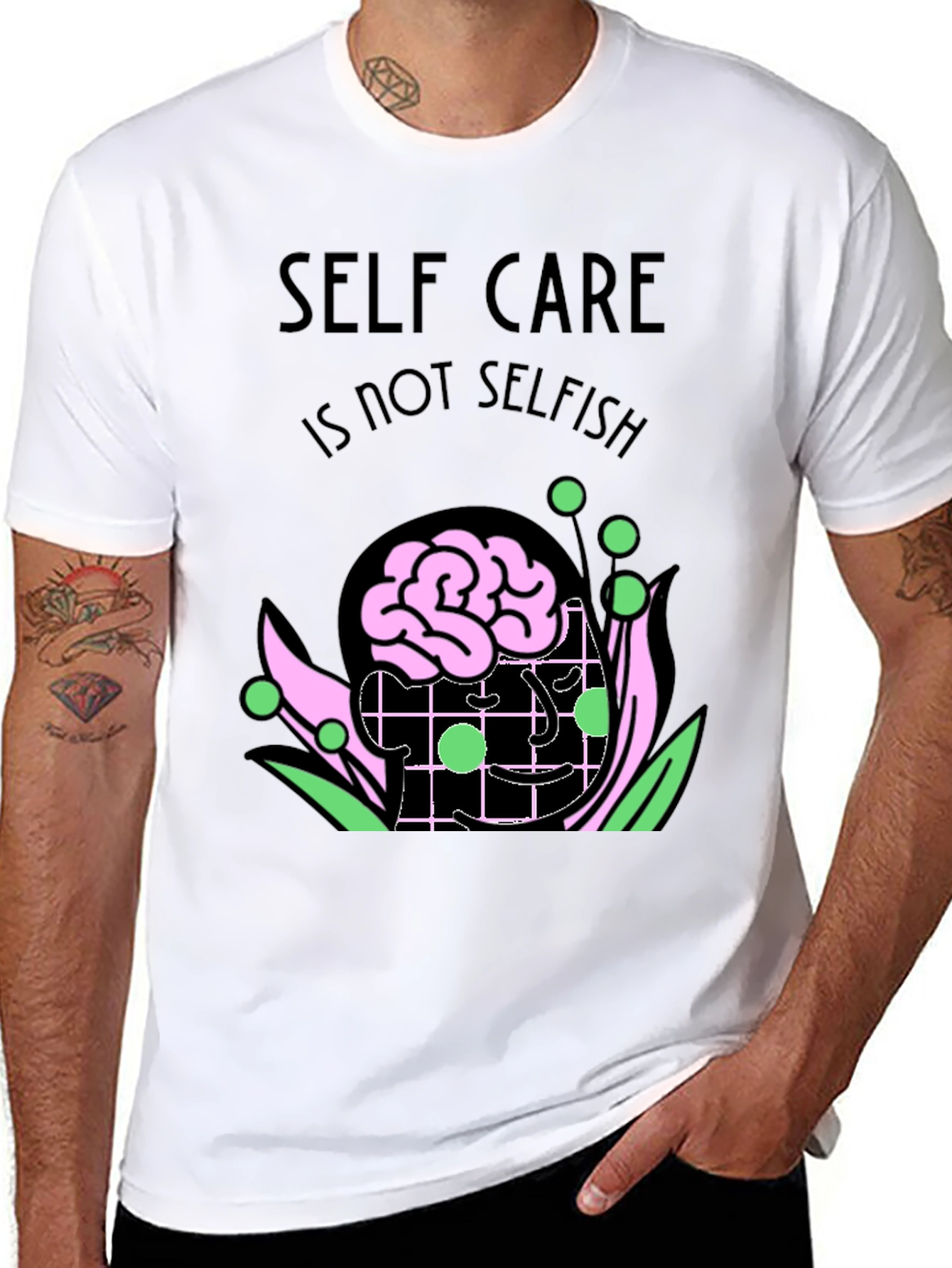 Self Care Graphic Tee - Mental Health Awareness