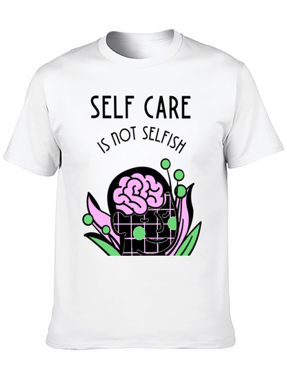 Self Care Graphic Tee - Mental Health Awareness