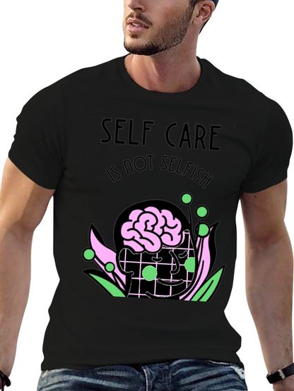 Self Care Graphic Tee - Mental Health Awareness