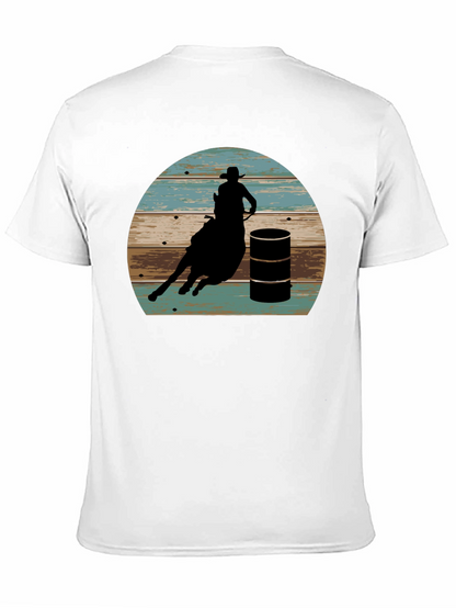 Barrel Racing Graphic Tee - Rodeo Western Shirt