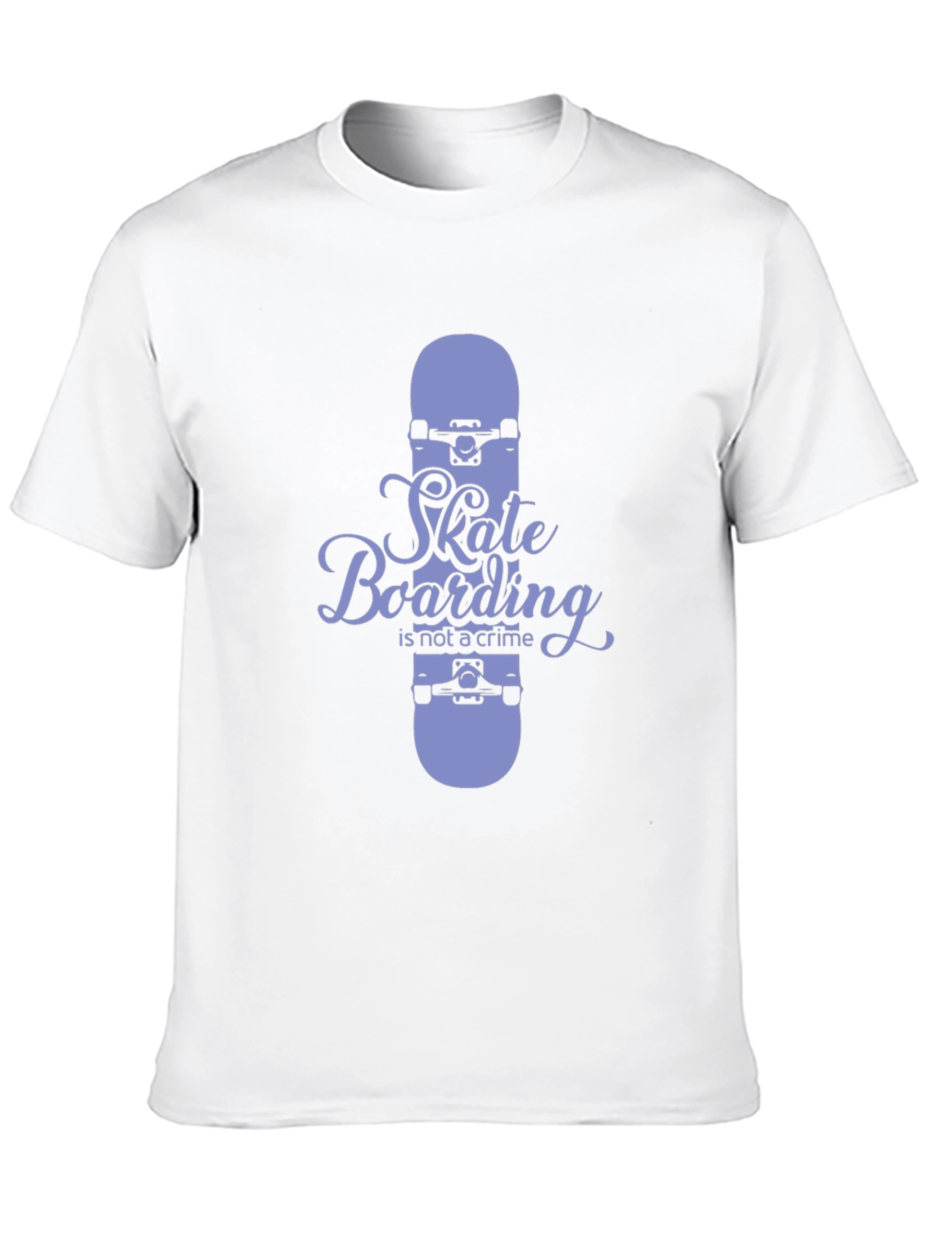 Skateboarding T-Shirt - Skateboarding is Not a Crime