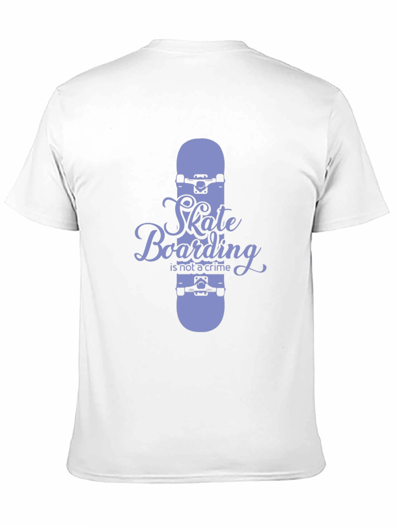 Skateboarding T-Shirt - Skateboarding is Not a Crime