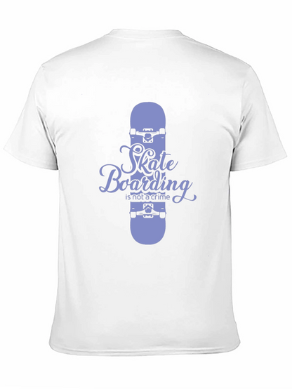 Skateboarding T-Shirt - Skateboarding is Not a Crime