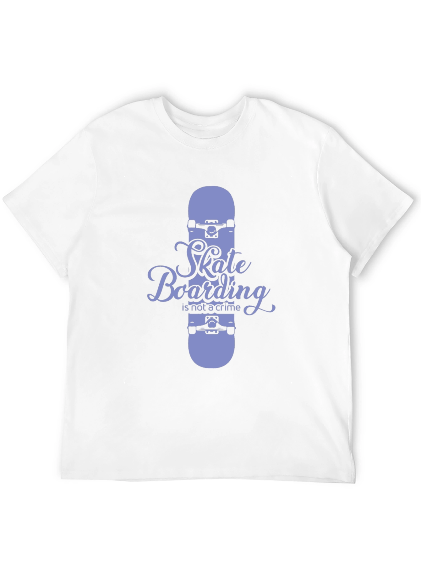 Skateboarding T-Shirt - Skateboarding is Not a Crime