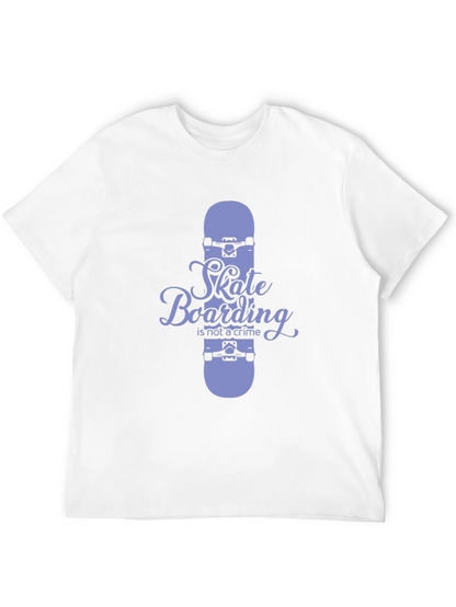 Skateboarding T-Shirt - Skateboarding is Not a Crime
