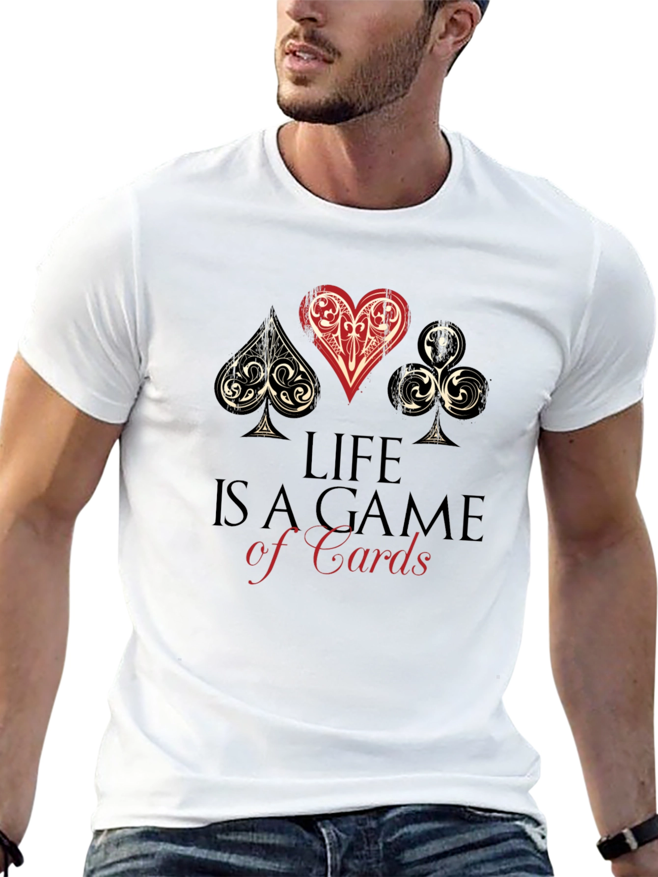 Life is a Game of Cards Graphic T-Shirt
