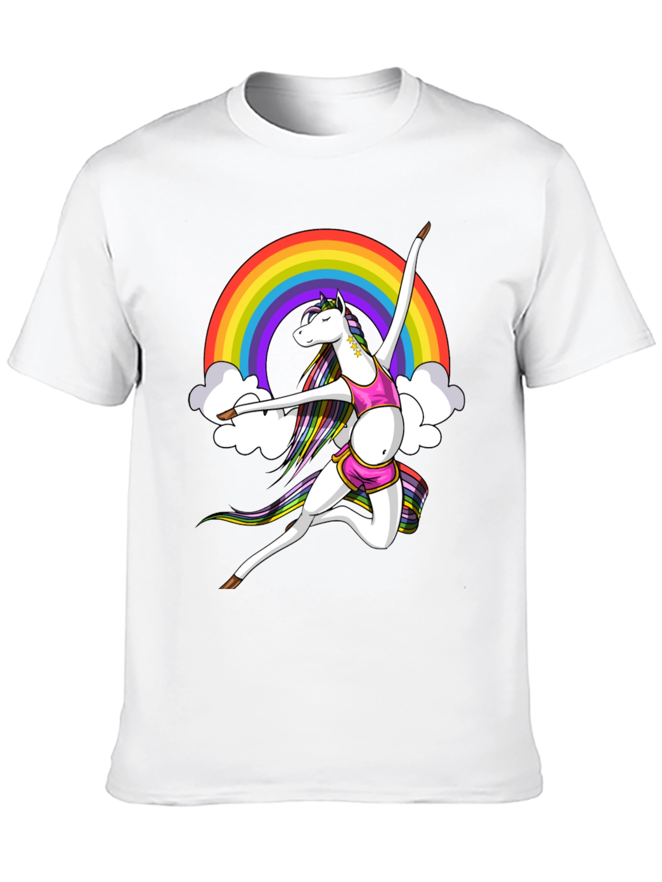 Rainbow Unicorn Dancer Graphic Tee