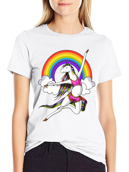Rainbow Unicorn Dancer Graphic Tee