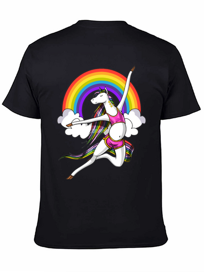 Rainbow Unicorn Dancer Graphic Tee