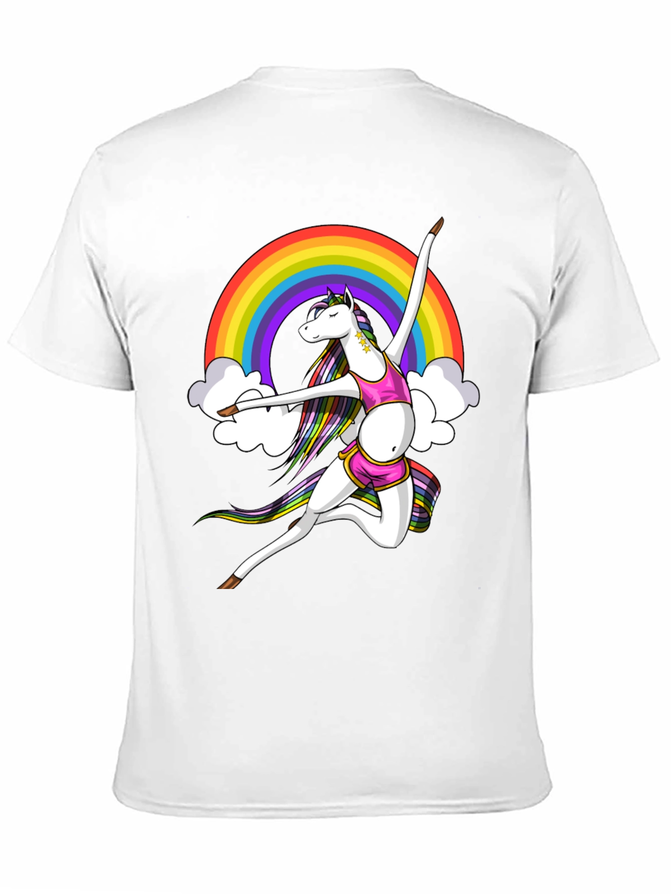 Rainbow Unicorn Dancer Graphic Tee