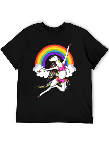 Rainbow Unicorn Dancer Graphic Tee