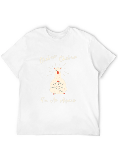 Chakra Alpaca T-Shirt - Meditating Animal Tee