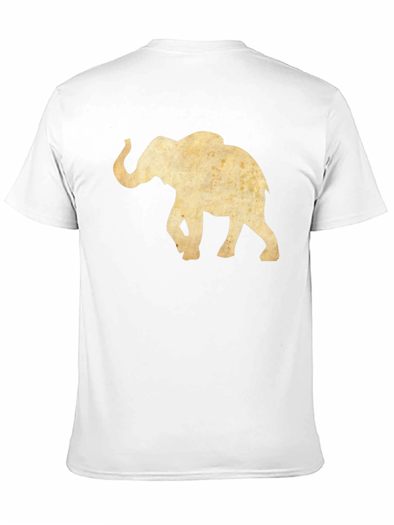Elephant Graphic Tee - Black Cotton Casual Top