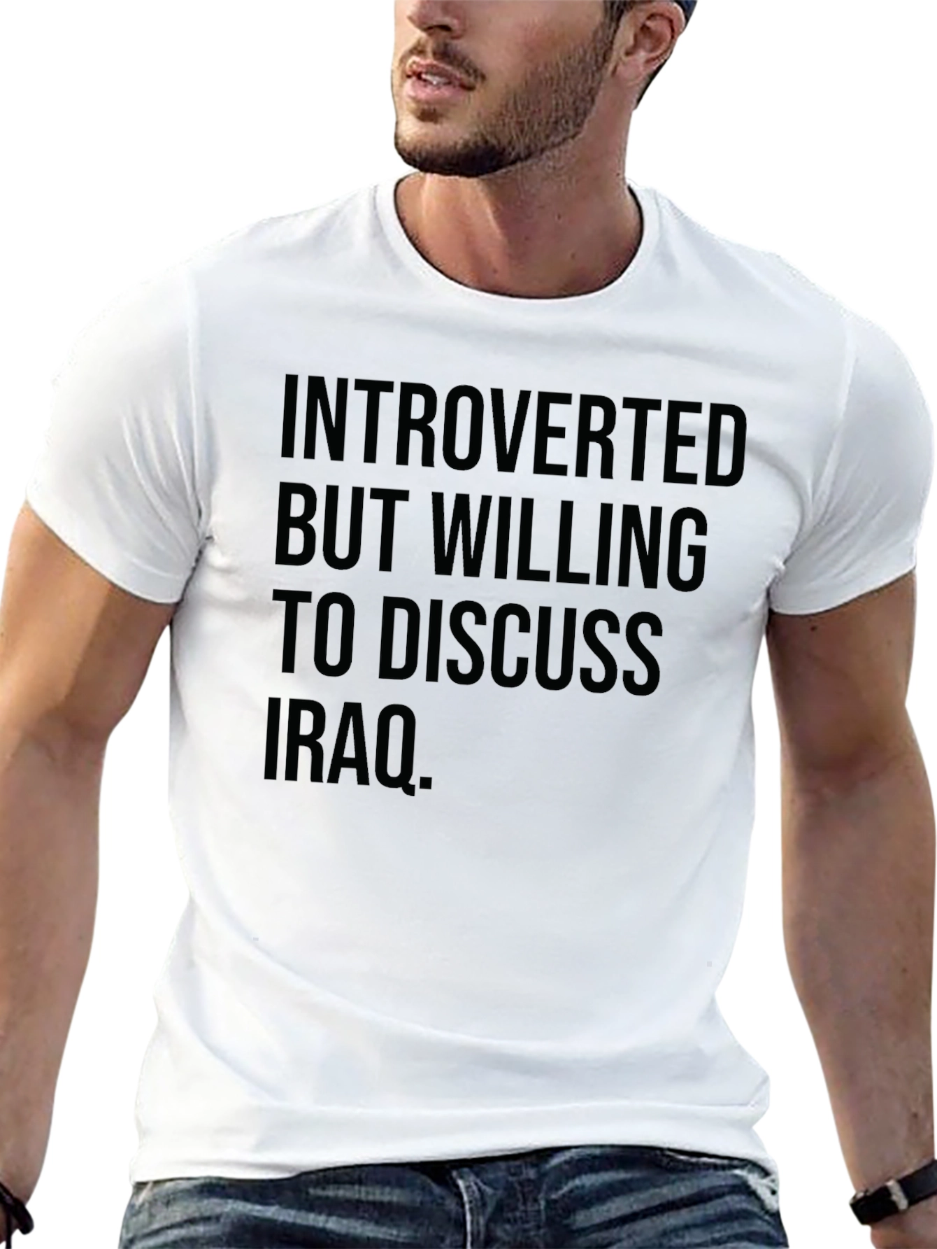 Introverted Iraq Discussion T-Shirt