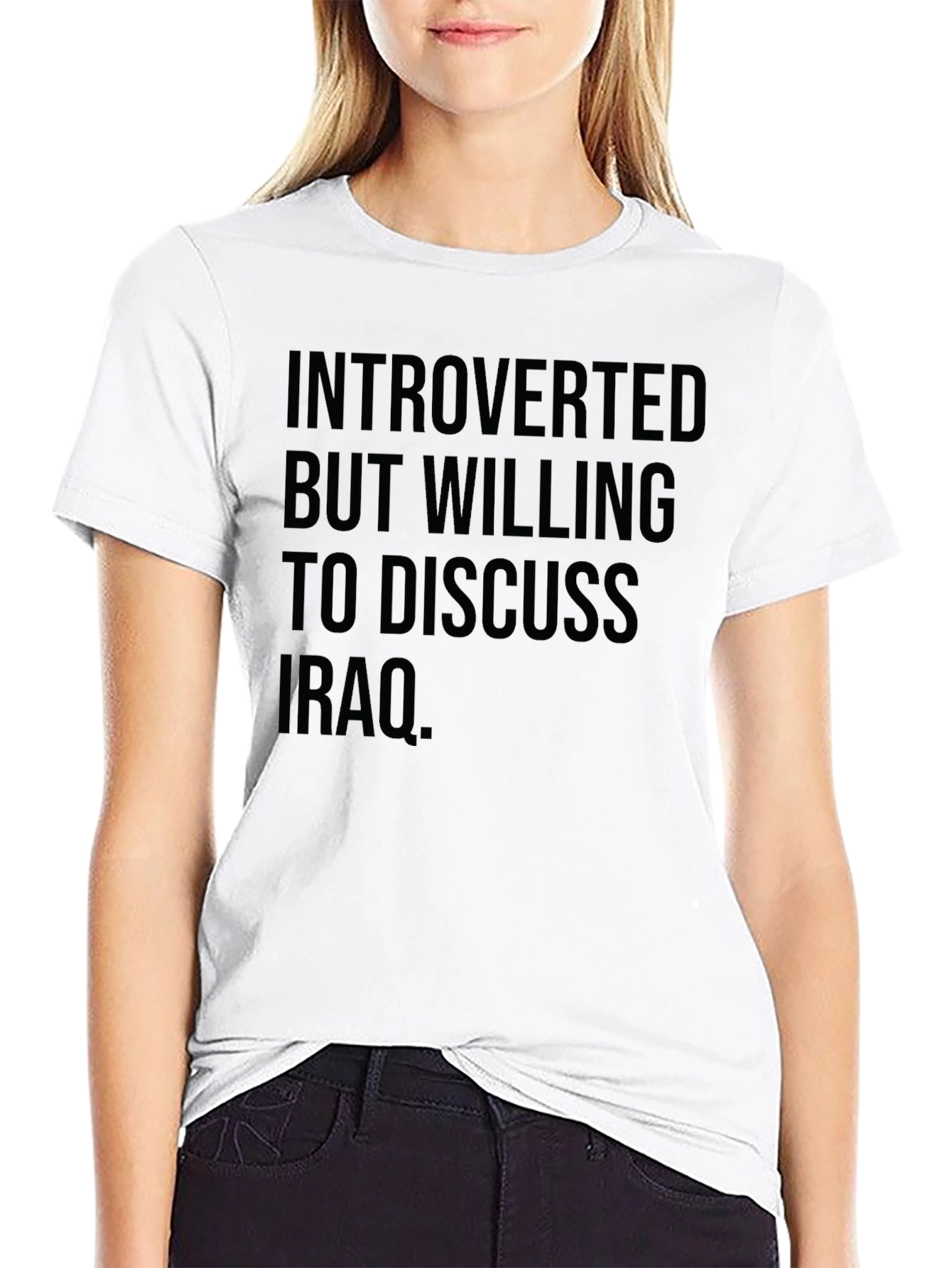 Introverted Iraq Discussion T-Shirt