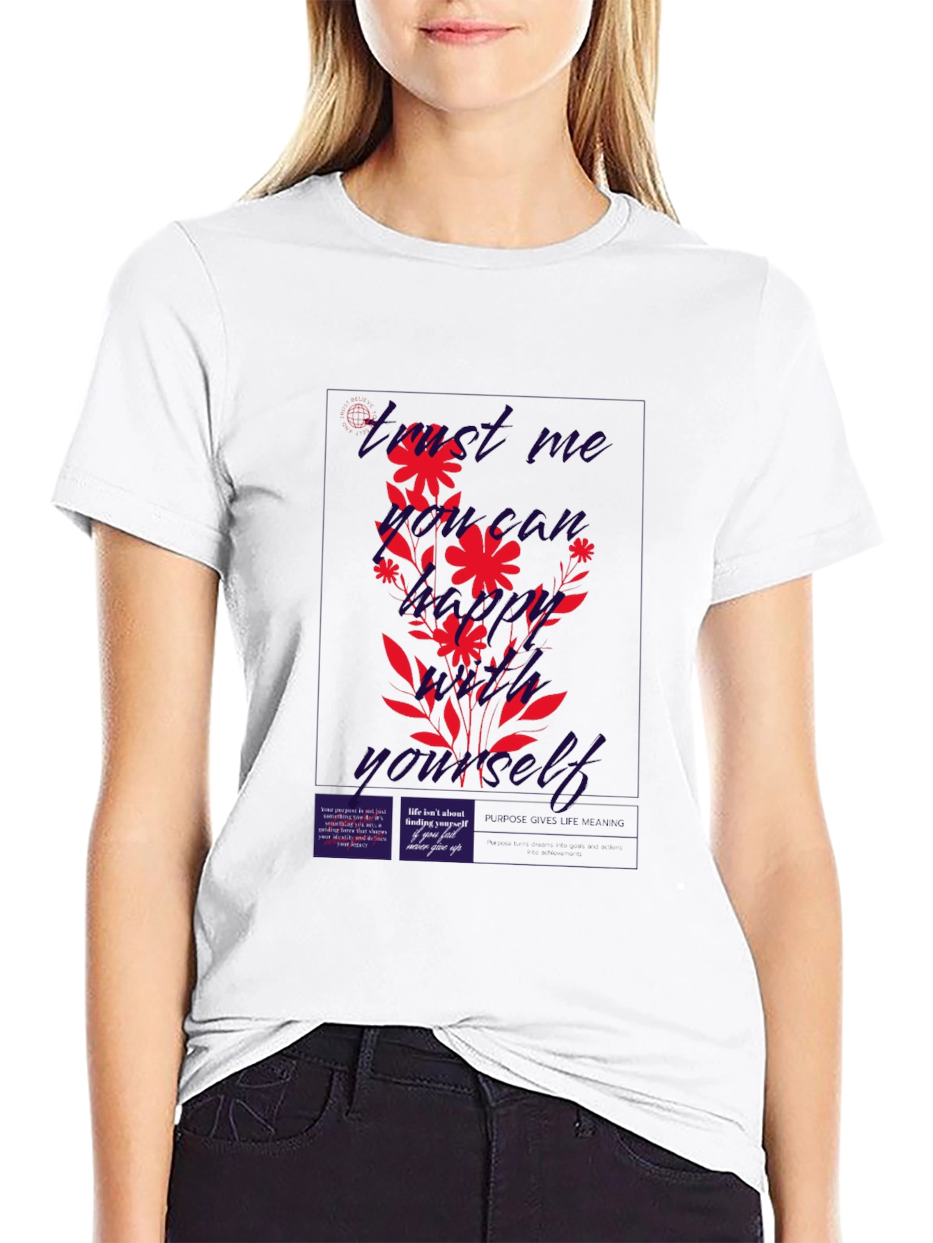 Find Me Not Yourself Black Graphic T-Shirt
