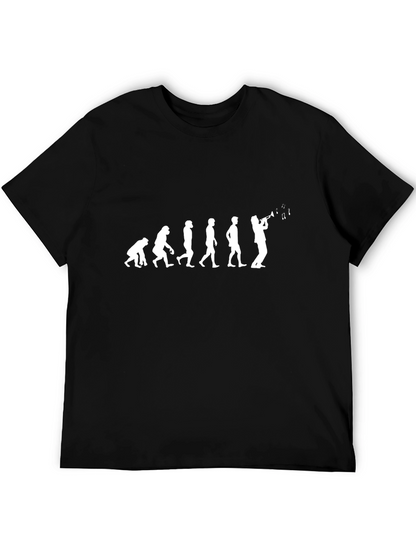 Evolution of Musician T-Shirt - Black